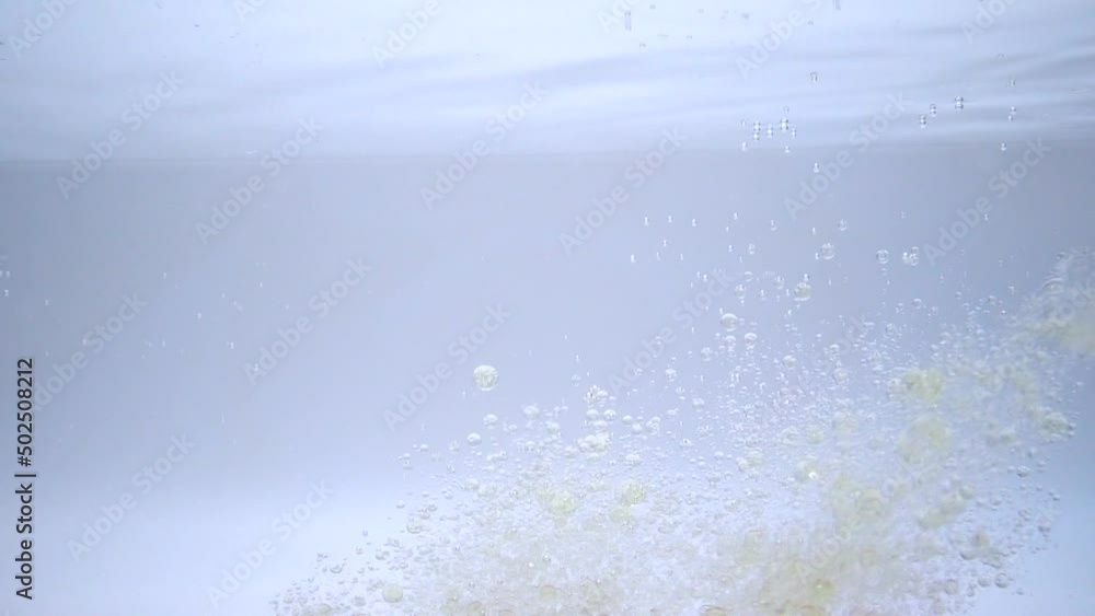 Cooking Oil floating on water surface. Cooking Oil floating on water surface.