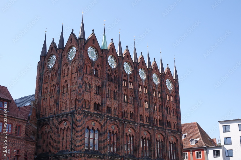 Fototapeta premium Rathaus in Stralsund