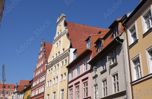 Häuser in der Altstadt von Stralsund