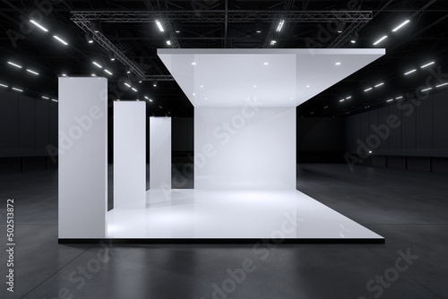 Foto Exhibition stand for mockup and Corporate identity,Display design