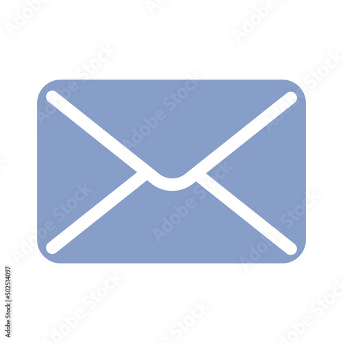 blue envelope mail