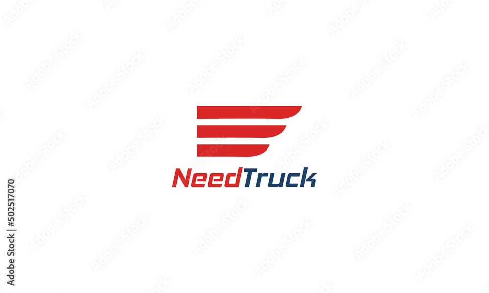 Truck company logo design vector templet, Truck company logo design vector templet,