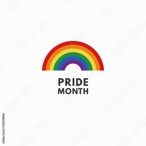 Rainbow flag. LGBT symbol. Pride month design concept. Vector illustration Free Download Rainbow flag. LGBT symbol. Pride month design concept. Vector illustration - GFXLoad
