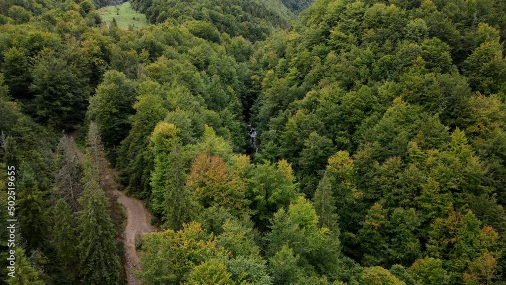 shipit waterfall in ukraine carpathian mountains hiking landmark shipit waterfall in ukraine carpathian mountains hiking landmark