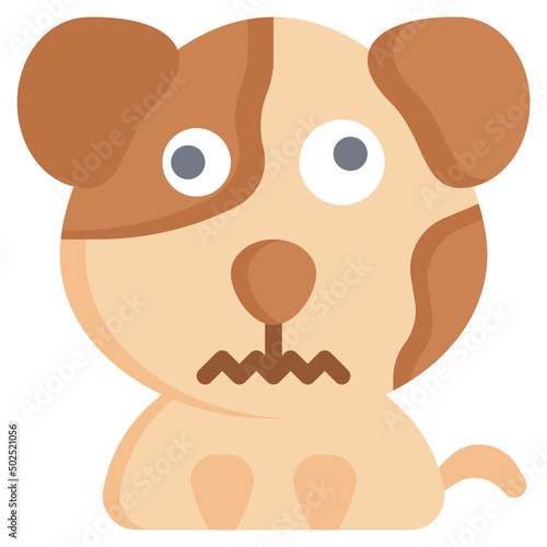 DIZZY flat icon,linear,outline,graphic,illustration
