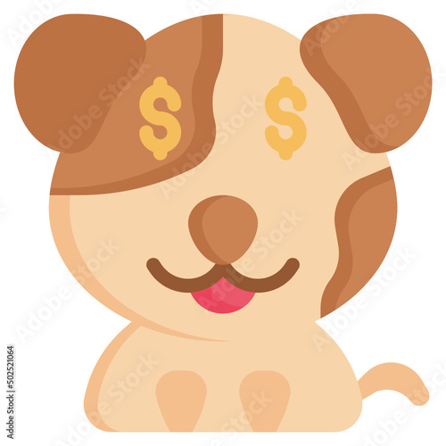 GREEDY flat icon,linear,outline,graphic,illustration