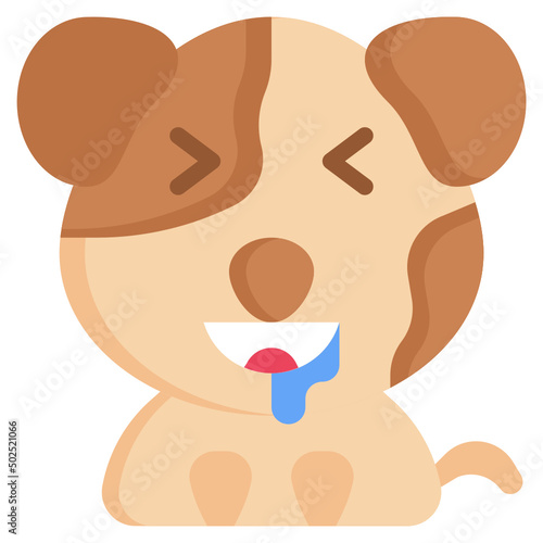 HUNGRY flat icon,linear,outline,graphic,illustration