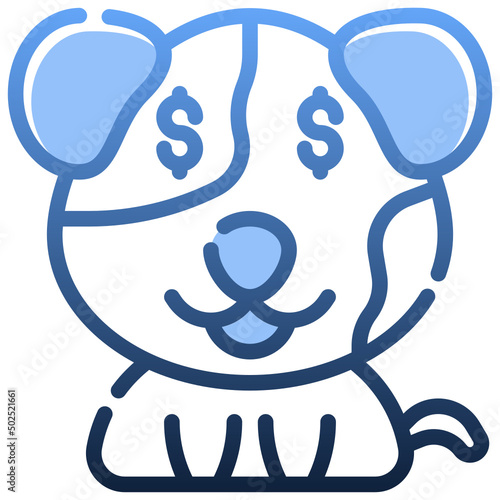 GREEDY Gradient icon,linear,outline,graphic,illustration