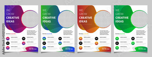 Creative Corporate & Business Flyer Brochure Template Design, abstract business flyer, vector template design. Brochure design, cover, annual report, poster, flyer