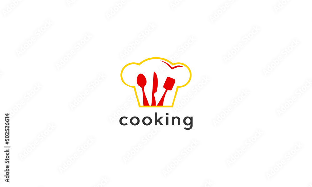 Fototapeta premium cooking logo design vector templet,