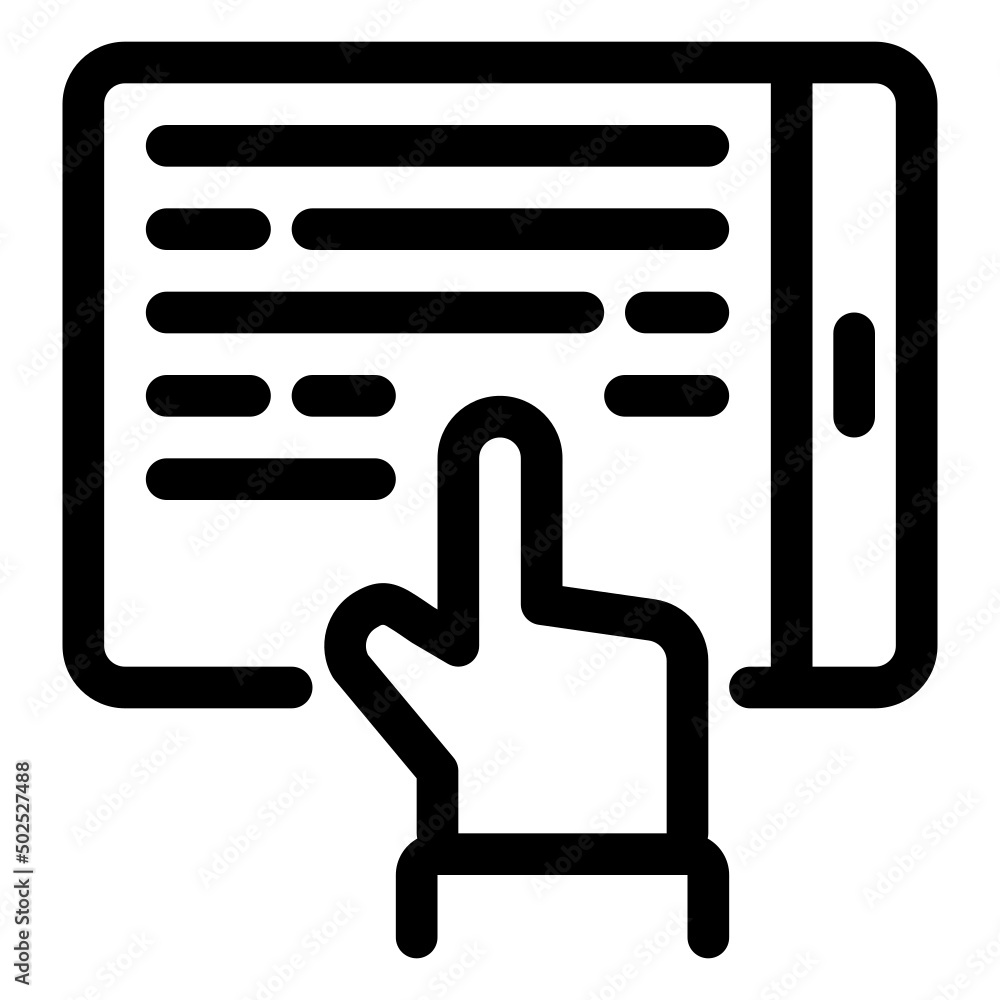 ebook line icon ebook line icon