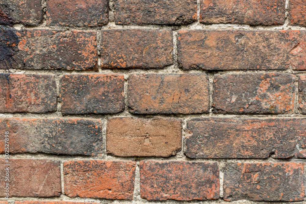 Background of old vintage brick wall