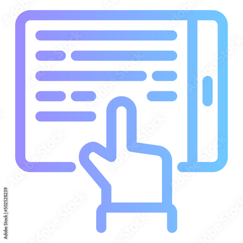 ebook gradient icon
