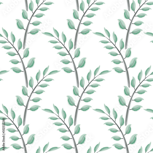 cute pattern with leaves