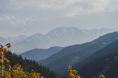 Autumn landscape in the mountains