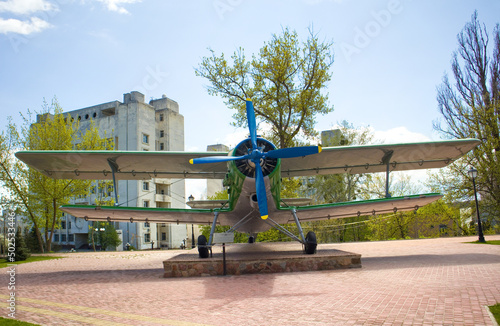 AN-2 aircraft in Polytechnic Institute in Kyiv, Ukraine photo