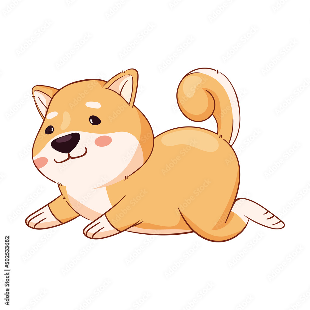 shiba inu jumping character shiba inu jumping character