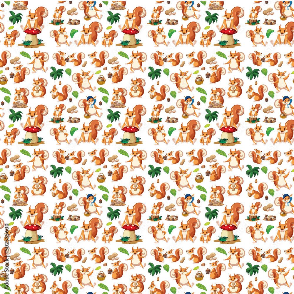 Cute animals cartoon set on white background Cute animals cartoon set on white background