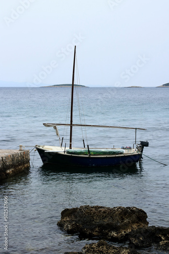 old boat in Orebic, peninsula Peljesac, Croatia