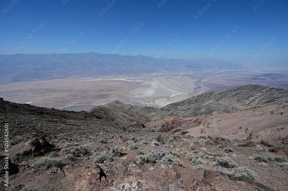 Dante's view which overlooks Death Valley in California. 