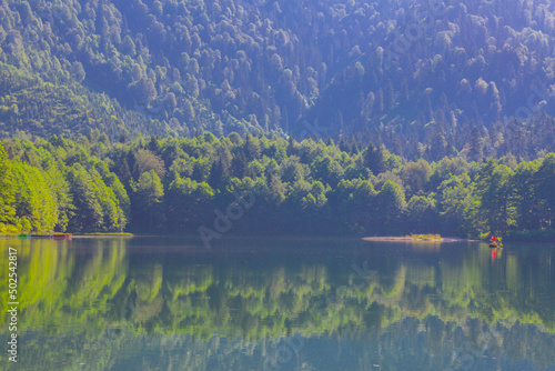 Borcka Black Lake is in Artvin city. photo