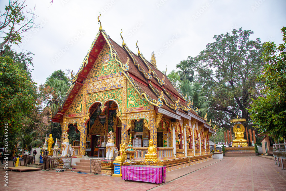 Wat Phuket temple in Nan province, Thailand