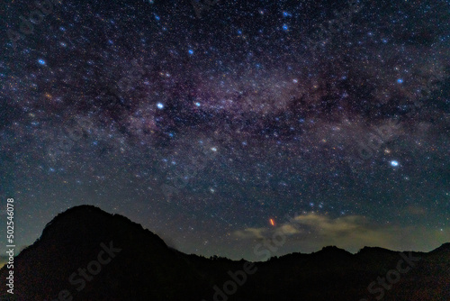 星空（岩手県奥州市奥州湖）