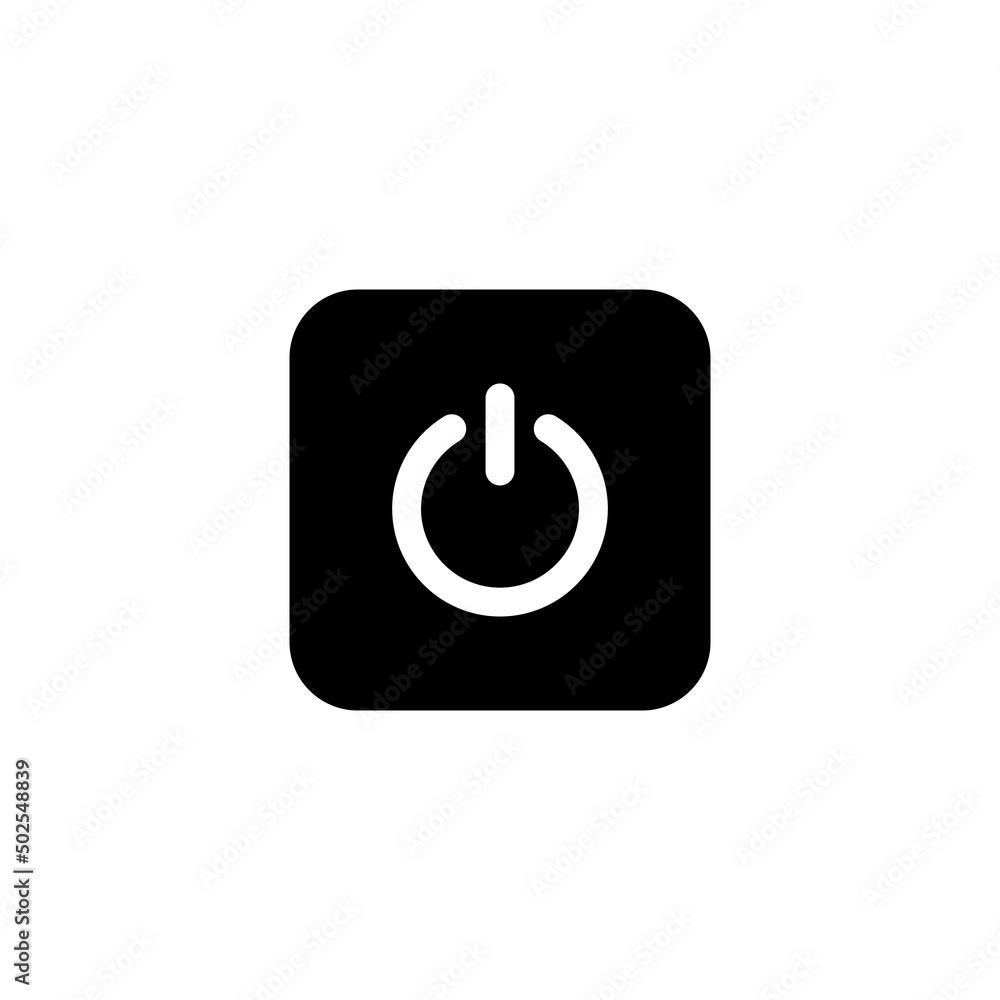 Power on button icon Power on button icon