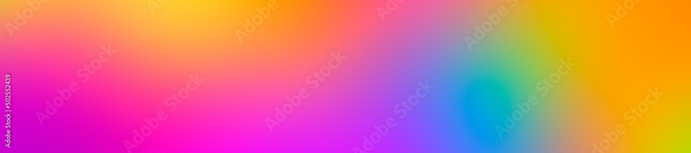 Obraz premium Multicolored rainbow gradient color background, smooth blend, abstract vector illustration.
