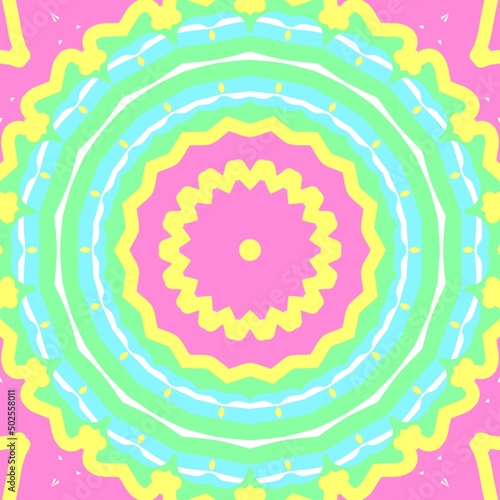 Beautiful pattern inspired by traditional indian style 