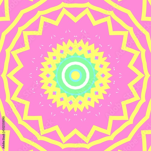 Beautiful pattern inspired by traditional indian style 