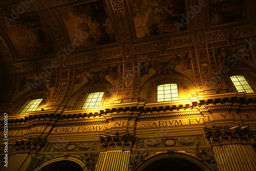 Canvas Print Celestial hour church contemporary artistic photo
