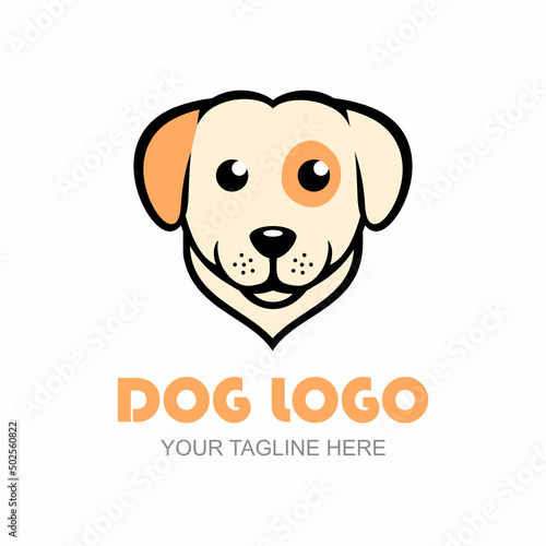 dog head logo