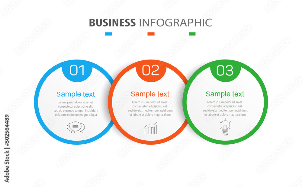 Business infographic design template with 3 options, steps or processes. Can be used for workflow layout, diagram, annual report, web design Business infographic design template with 3 options, steps or processes. Can be used for workflow layout, diagram, annual report, web design