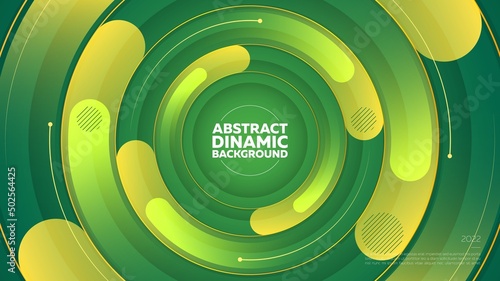 Abstract, dynamic background with swirling elements. Vector.