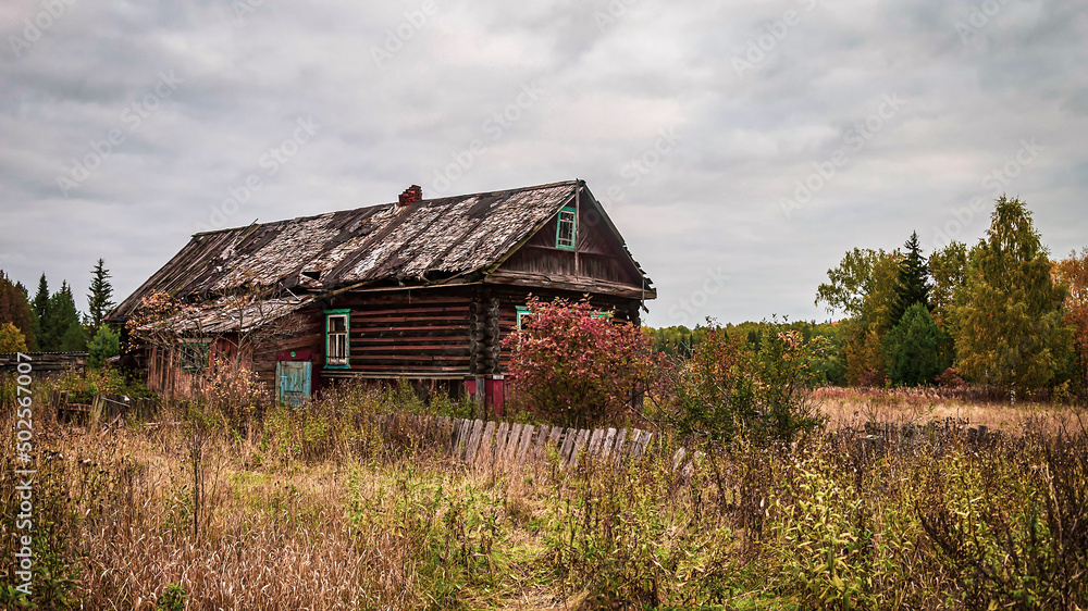 abandoned village houses