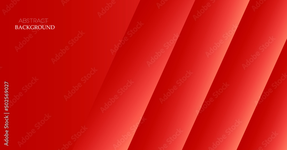 Obraz premium red effect background with lines abstract for presentation design. Geometric abstract background with simple elements. vector design Illustration