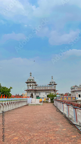 Janaki Mandir is a Hindu temple dedicated to Goddess Sita that is located in Janakpur, Nepal photo