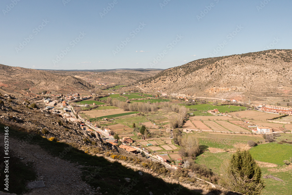 Panoramical picture of Albarracin's valley