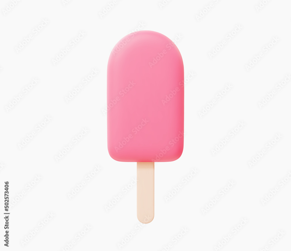 3d Realistic Ice cream Icon vector illustration. 3d Realistic Ice cream Icon vector illustration.