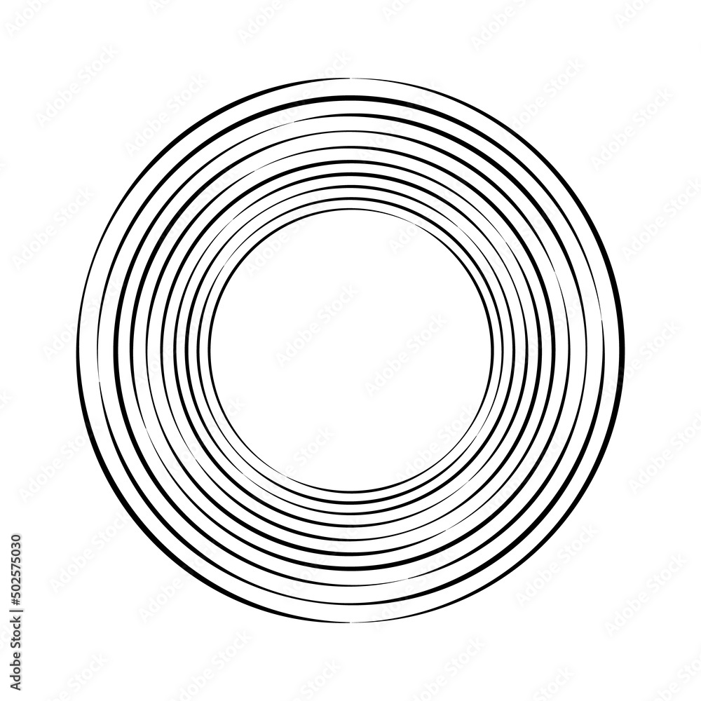 Abstract circle line art. Frame decoration. Vector illustration Abstract circle line art. Frame decoration. Vector illustration