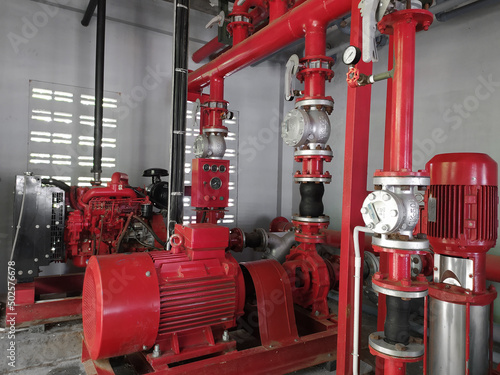 Electric Fire pump and engine fire pump for fire fighting system in industrial.