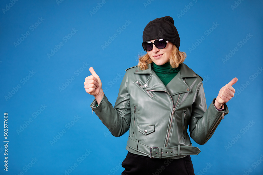 Well done, good job. Waist up portrait of joyful brunette woman showing thumbs up, like gesture to camera and smiling broadly, expressing approval, excellent feedback. Well done, good job. Waist up portrait of joyful brunette woman showing thumbs up, like gesture to camera and smiling broadly, expressing approval, excellent feedback.