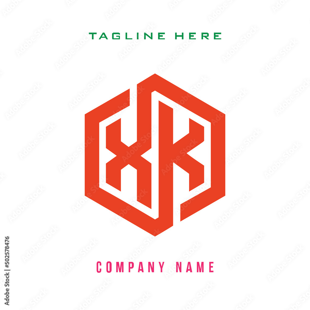 XK lettering logo is simple, easy to understand and authoritative