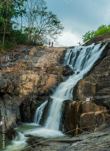Kanthanparai Waterfalls  Wayanad  Kerala  India.