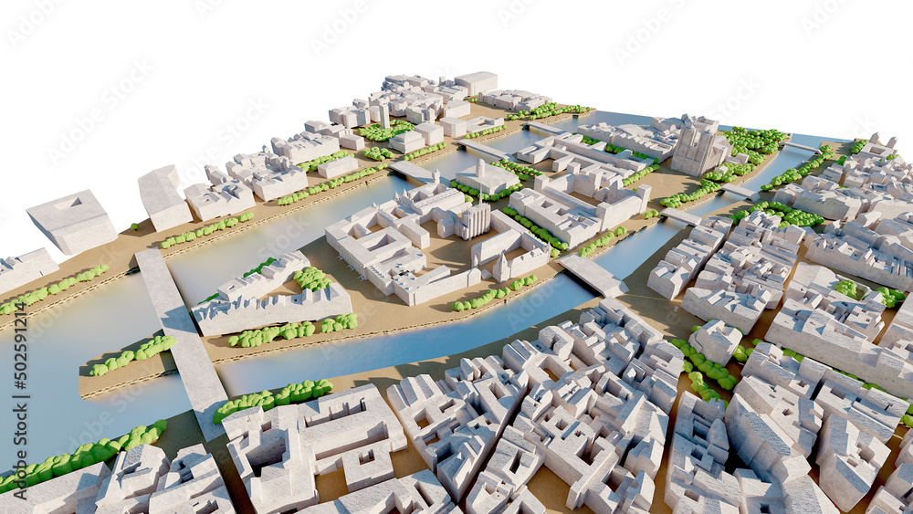 Fototapeta premium Paris Ile de la citée
