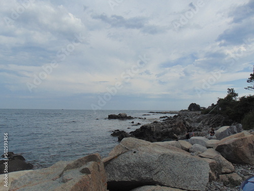 rocks in the sea