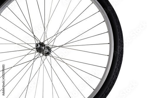 Bicycle wheel front.