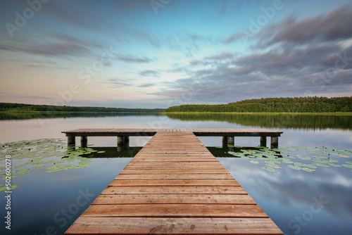 entspannen am schönen Fährsee bei Templin in Brandenburg