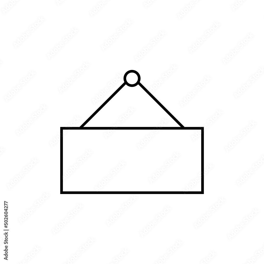 Hanging label with copy space of your text Hanging label with copy space of your text